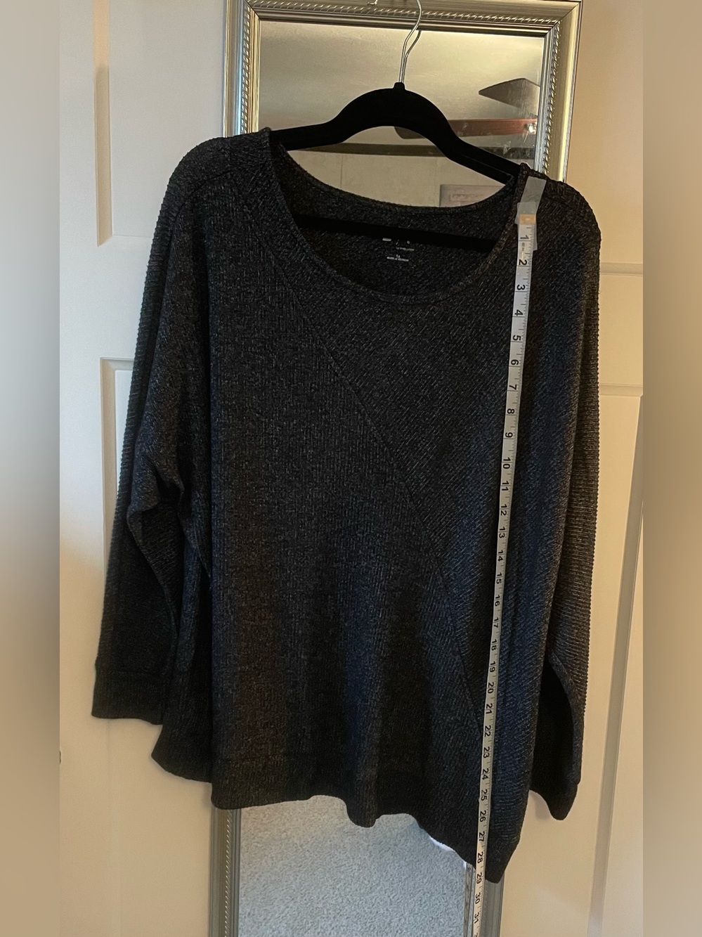 Maurices Cozy Women's Charcoal Gray Knit Sweater